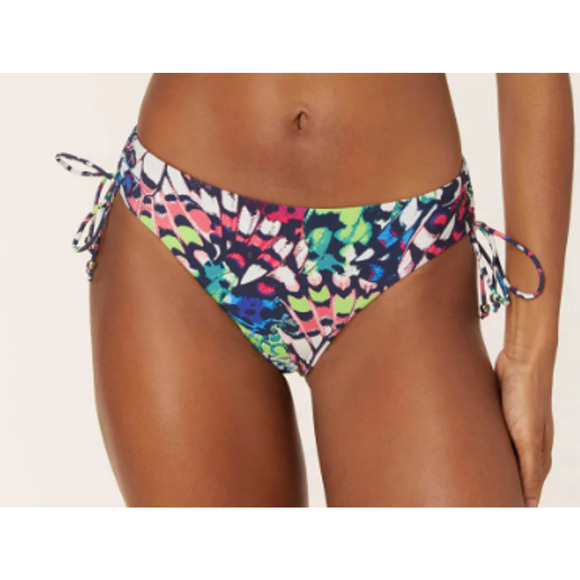 NWT Andie Women's The Waikiki Bikini Bottom Eco Nylon Butterfly Print Size S - Picture 1 of 12
